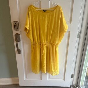 Tacera Sunny Yellow Mini Dress